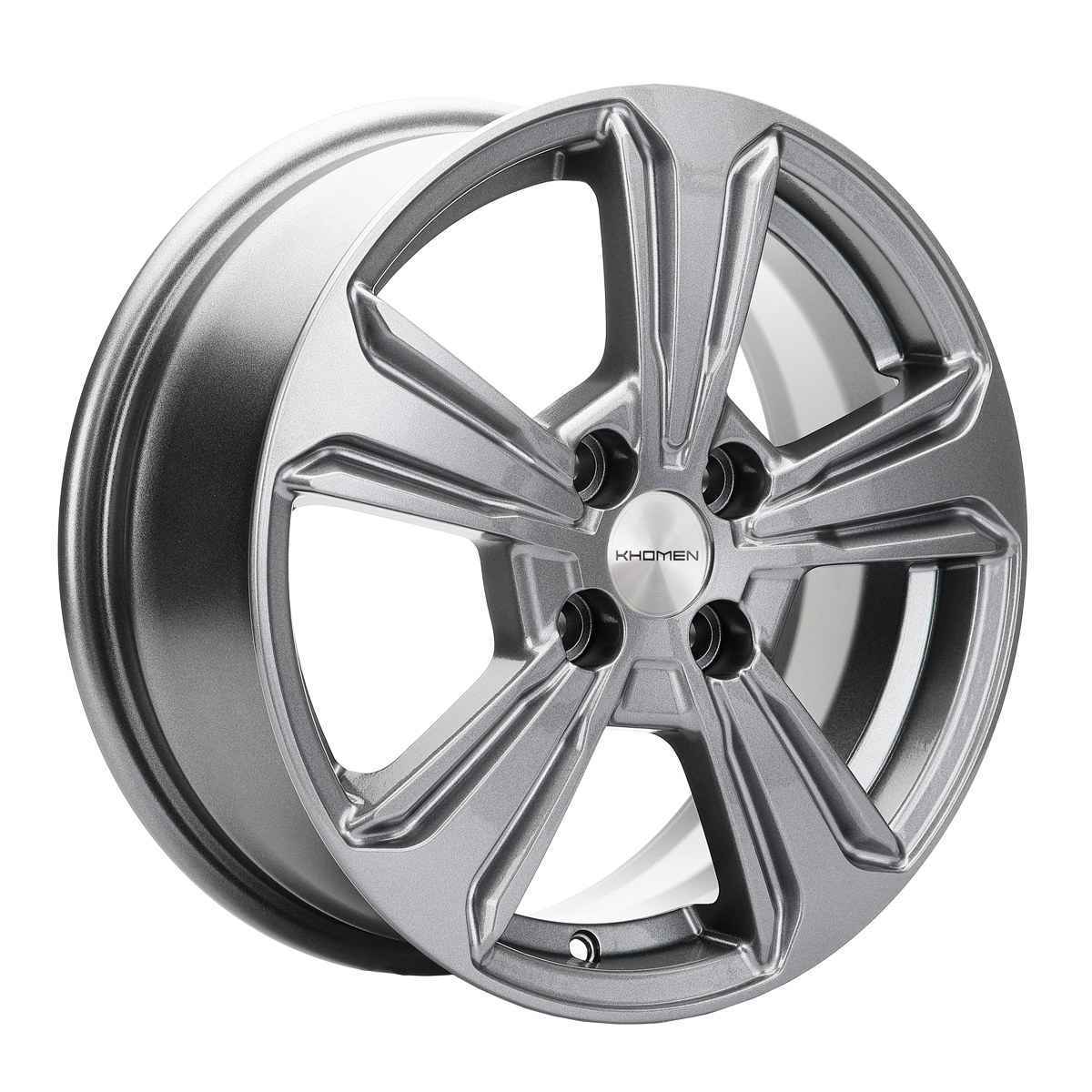 Khomen Wheels KHW1502 (Vesta) 6xR15/4x100 ET 50 Dia 60.1 Gray