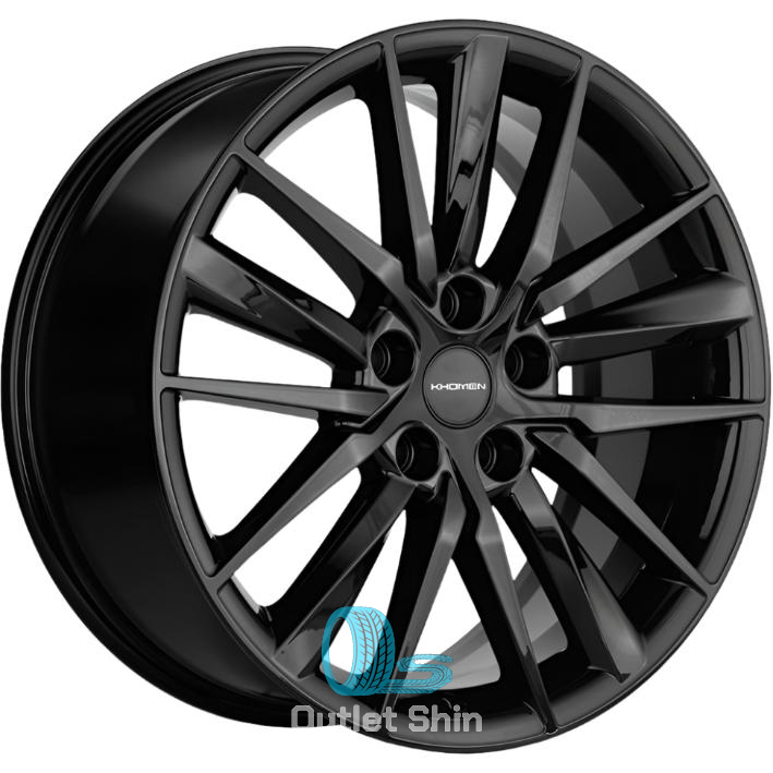 Khomen Wheels KHW1807 (Geely Coolray) 8xR18/5x114.3 ET 53 Dia 54.1 Black