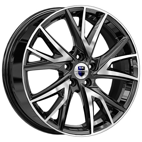 K&K Кайлас (КС1054) 6.5xR18/5x112 ET 43 Dia 66.6 Алмаз черный