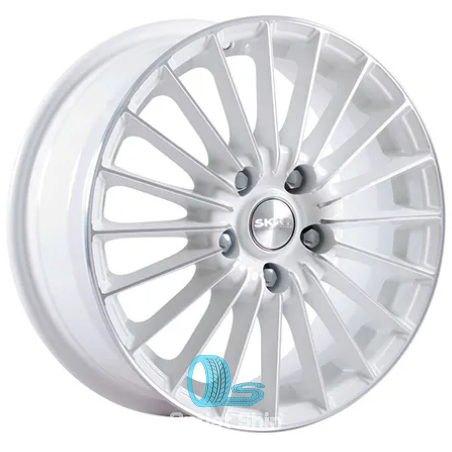 Скад Веритас 6xR15/4x100 ET 48 Dia 54.1 Алмаз белый