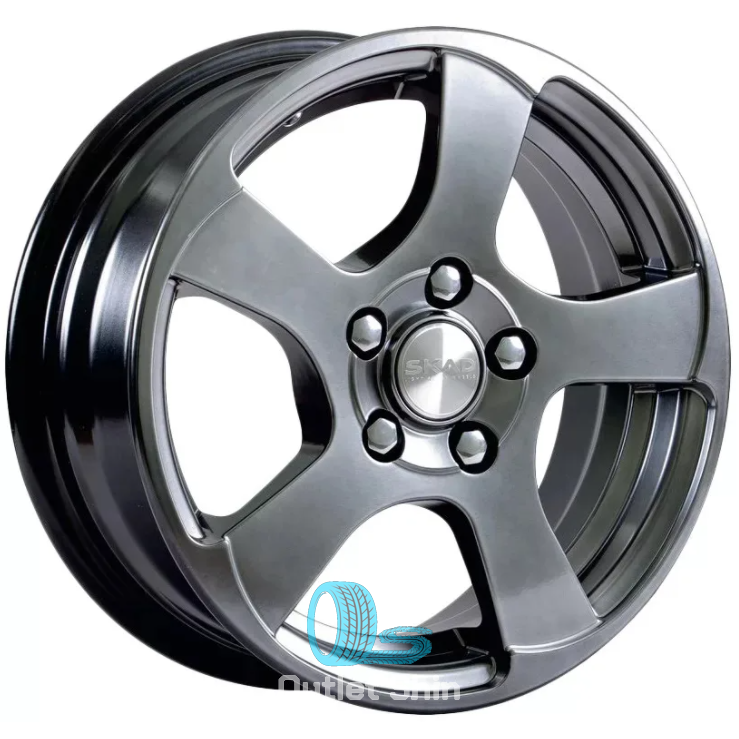 Скад Акула 5.5xR14/4x100 ET 35 Dia 67.1 Графит
