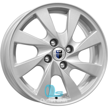 K&K КС693 6xR15/4x100 ET 48 Dia 54.1 Сильвер