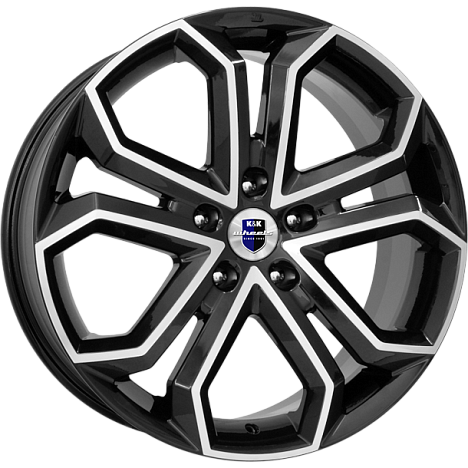 K&K Пандора (КС466) 8.5xR19/5x120 ET 45 Dia 67.1 Алмаз черный
