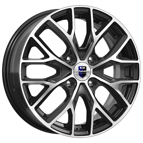 K&K Лилиом (КС891) 6xR16/4x108 ET 37 Dia 63.35 Алмаз черный