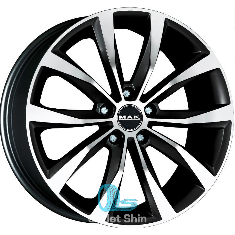 MAK Wolf 7xR18/5x112 ET 43 Dia 57.1 Ice Black