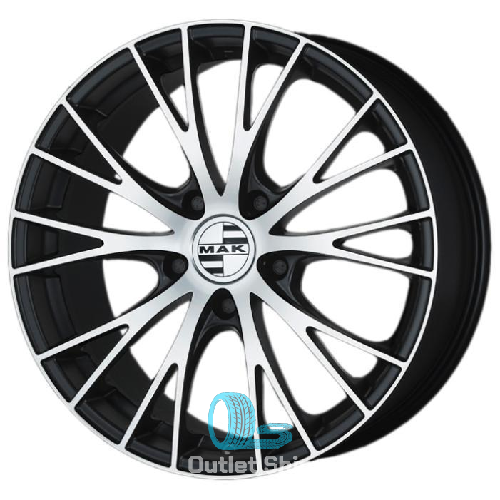 MAK Rennen 8xR18/5x112 ET 21 Dia 66.6 Ice Black