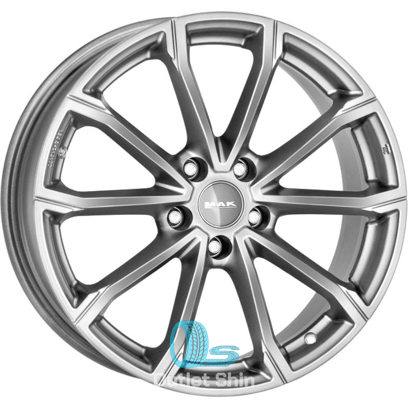 MAK DaVinci 7xR17/5x114.3 ET 51 Dia 67.1 Matt Titan