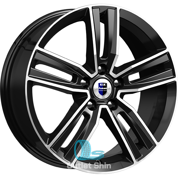 K&K Танаис 7xR18/5x112 ET 43 Dia 57.1 Алмаз черный