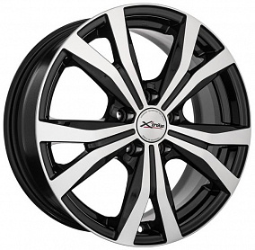 Xtrike X-119 6.5xR16/5x114.3 ET 45 Dia 67.1 BK/FP