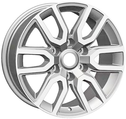 Khomen Wheels KHW1723 (JAC T6 Pickup) 8xR17/6x139.7 ET 30 Dia 106.1 F-Silver