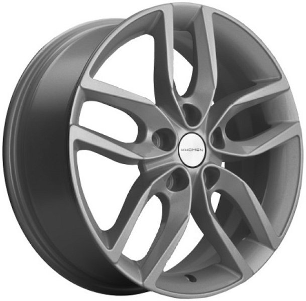 Khomen Wheels KHW1708 (Geely Coolray) 6.5xR17/5x114.3 ET 45 Dia 54.1 F-Silver