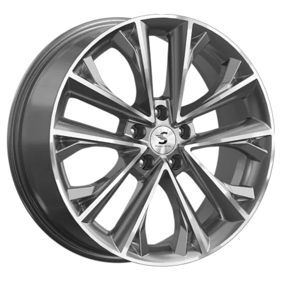 Скад Premium КР012 (18_X-Trail T32) 7xR18/5x114.3 ET 45 Dia 66.1 Diamond gloss graphite