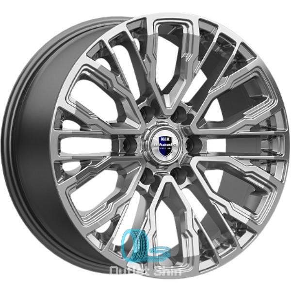 K&K Кортес 8.5xR19/6x139.7 ET 25 Dia 106.1 Дарк платинум