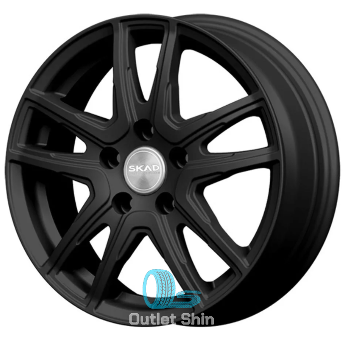 Скад Сидней 6xR16/5x114.3 ET 43 Dia 67.1 Черный бархат