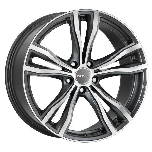 MAK X-Mode 11.5xR21/5x120 ET 38 Dia 74.1 Gunmetal Mirror Face