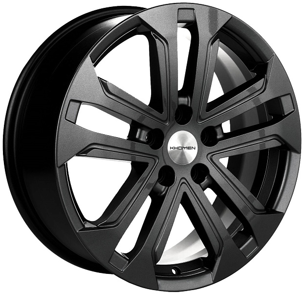 Khomen Wheels KHW1803 (Changan/Geely/Lexus/Suzuki/Toyota) 7xR18/5x114.3 ET 45 Dia 60.1 Black
