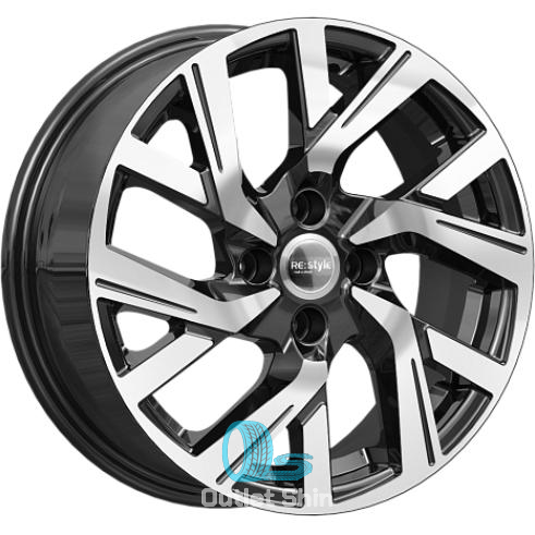 K&K КС1030 6xR15/4x100 ET 40 Dia 60.1 Алмаз черный