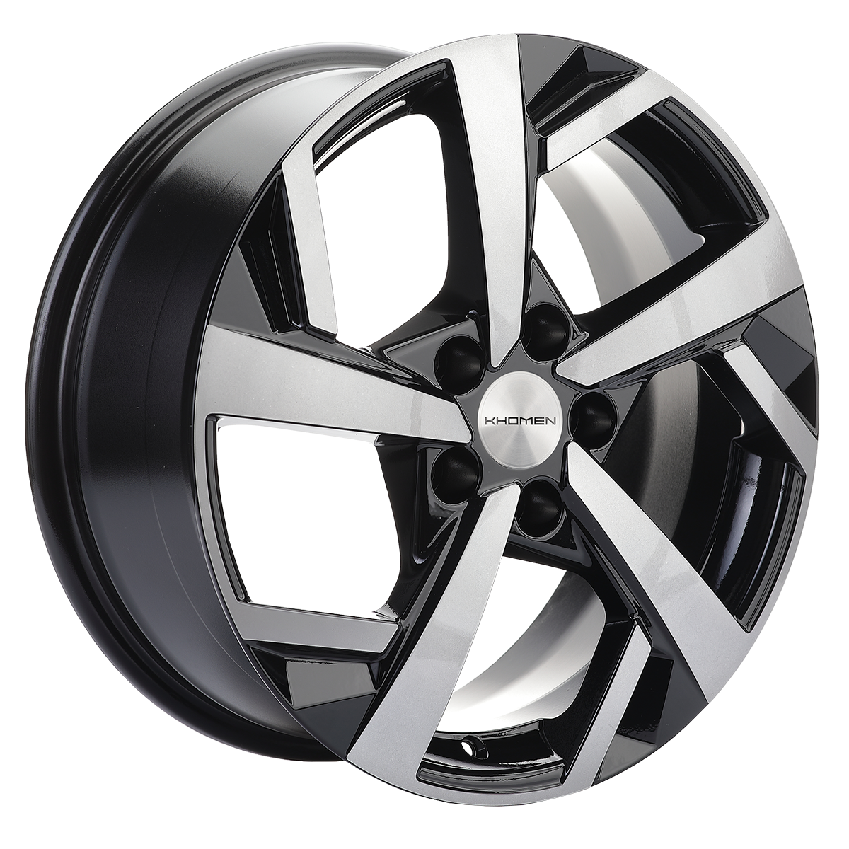 Khomen Wheels KHW1712 (Changan/Geely/Lexus/Toyota) 7xR17/5x114.3 ET 45 Dia 60.1 Black-FP