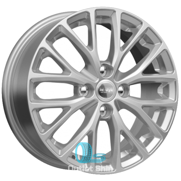 K&K КС782 6xR15/4x100 ET 48 Dia 54.1 Сильвер