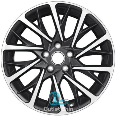 Khomen Wheels KHW1804 (XC40/XC60) 7.5xR18/5x108 ET 50 Dia 63.3 Black-FP