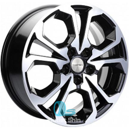 Khomen Wheels KHW1711 (DFM AX 7) 7xR17/5x108 ET 43 Dia 65.1 Black-FP