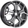 Khomen Wheels KHW1715 (CS75) 7xR17/5x114.3 ET 45 Dia 60.1 Gray