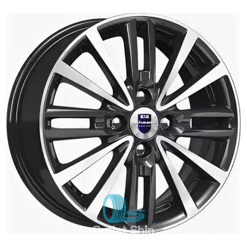 K&K Модена 6xR15/4x100 ET 50 Dia 60.1 Алмаз черный SK