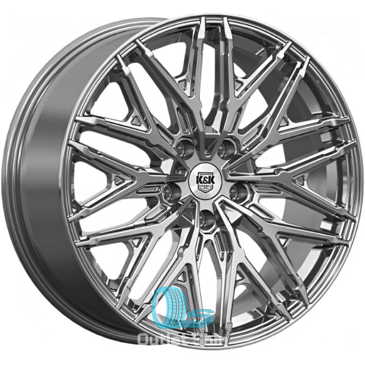 K&K Клермон 8xR19/5x112 ET 34 Dia 57.1 Дарк платинум