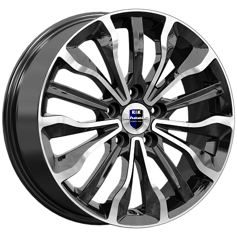 K&K Атакама (КС756) 6.5xR17/5x100 ET 48 Dia 56.1 Алмаз черный