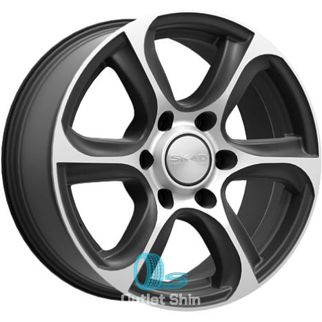 Скад Скала 7.5xR17/6x139.7 ET 25 Dia 106.1 Алмаз матовый