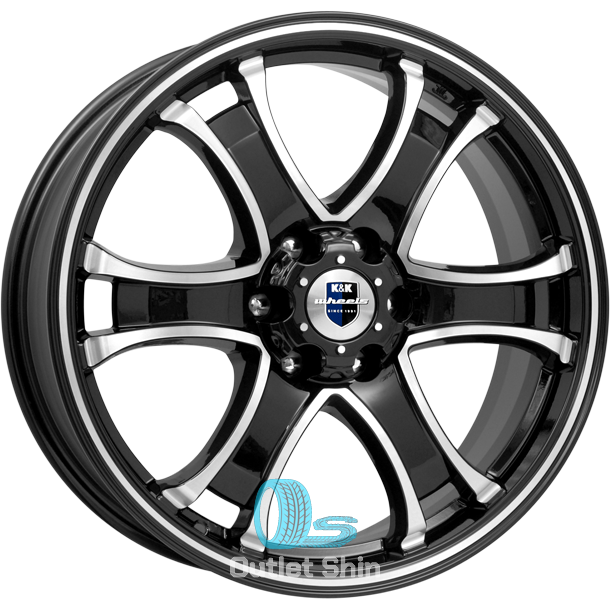 K&K Балеар 7.5xR18/6x139.7 ET 33 Dia 100.1 Алмаз черный