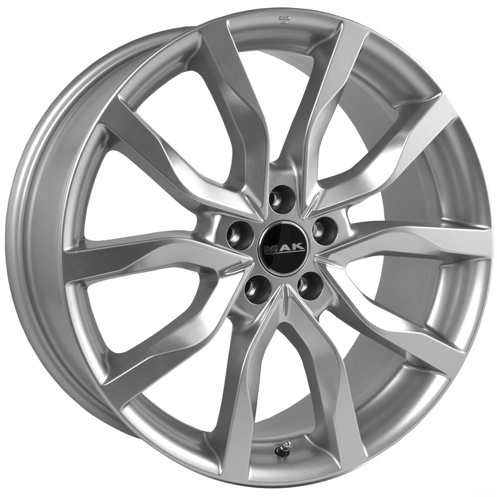 MAK Highlands 8xR19/5x120 ET 38 Dia 72.6 Silver