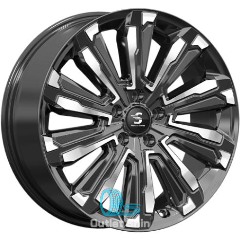 Скад Humber 8xR20/5x108 ET 45 Dia 63.3 Diamond Black Gris