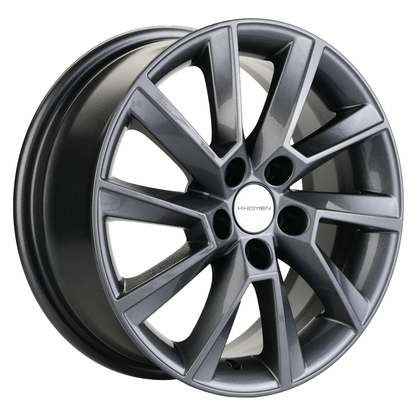 Khomen Wheels KHW1604 (Kamiq/Rapid/Scala) 6xR16/5x100 ET 38 Dia 57.1 Gray