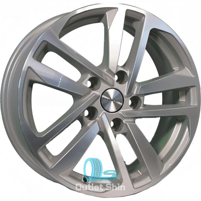 Khomen Wheels KHW1612 (Focus) 6.5xR16/5x108 ET 50 Dia 63.35 F-Silver-FP
