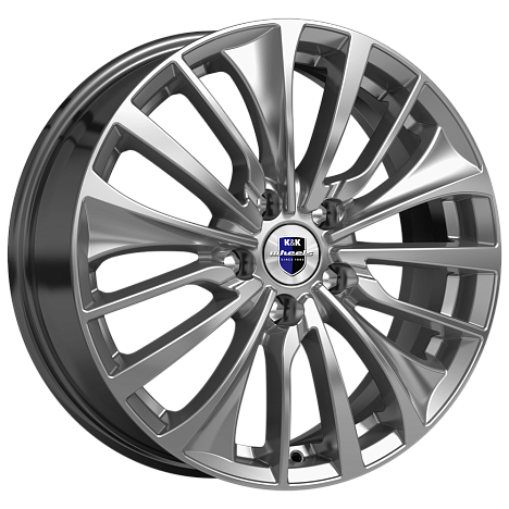 K&K Flanker (КС751) 6.5xR17/5x114.3 ET 45 Dia 66.1 Дарк платинум брайт