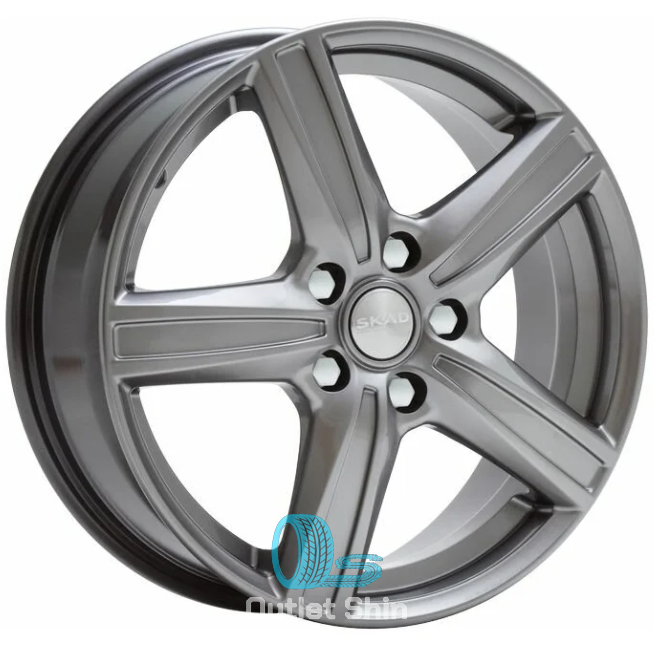 Скад Адмирал 6.5xR17/5x114.3 ET 40 Dia 66.1 Грей