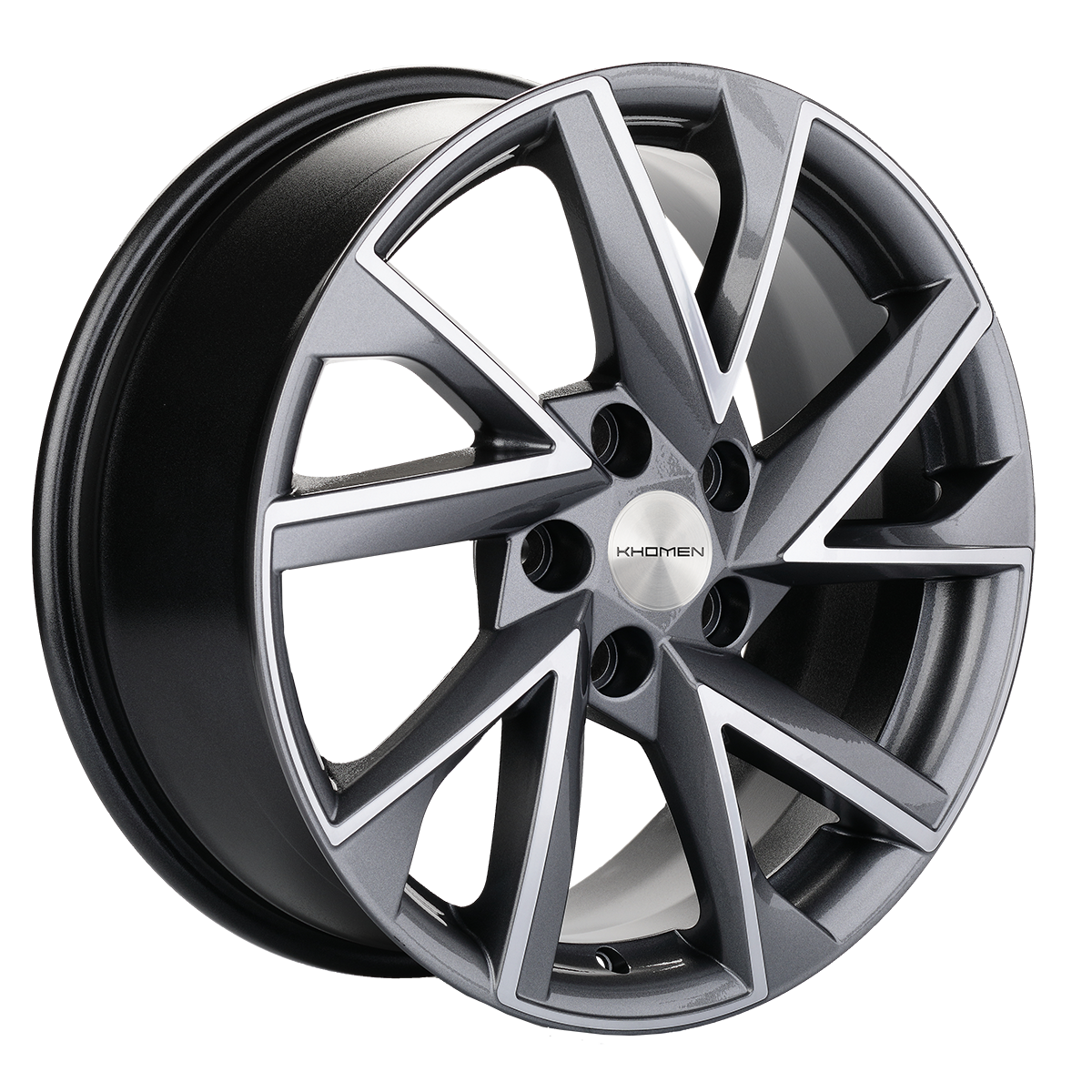 Khomen Wheels KHW1714 (Sportage) 7xR17/5x114.3 ET 48.5 Dia 67.1 Gray-FP