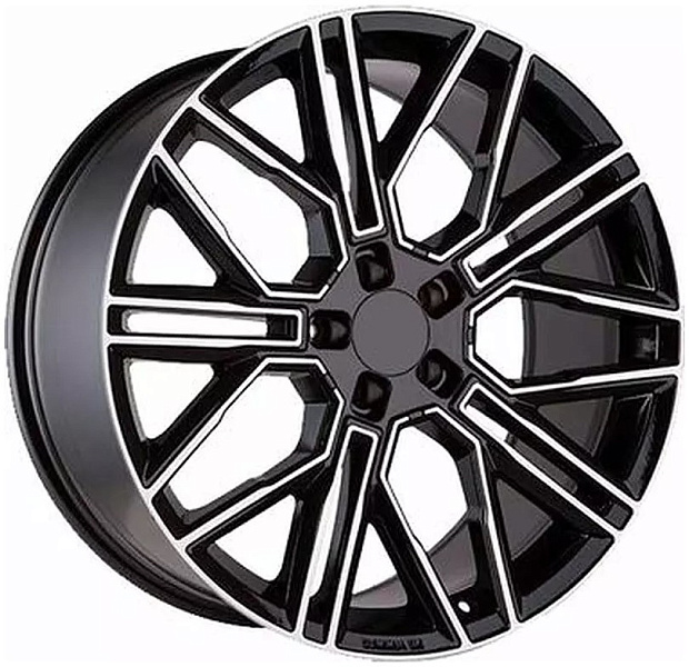 Khomen Wheels KHW2101 (Tesla) 9.5xR21/5x114.3 ET 40 Dia 64.1 Black-FP