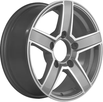 Khomen Wheels KHW1614 (Niva 4x4 Bronto) 6.5xR16/5x139.7 ET 35 Dia 98.5 F-Silver-FP