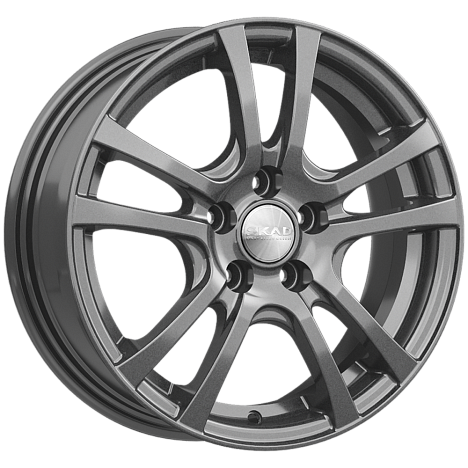 Скад Дели (КЛ300) 6xR15/4x100 ET 48 Dia 54.1 графит