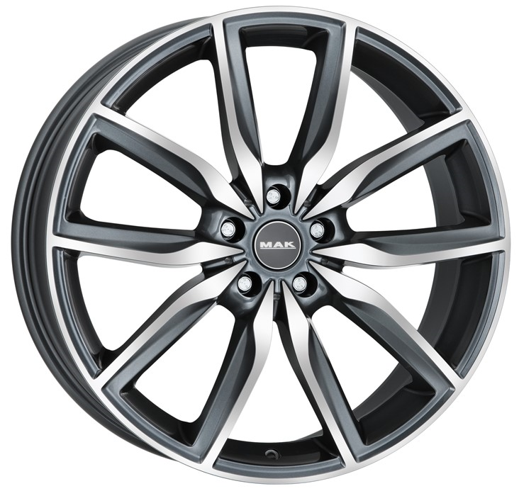 MAK Allianz 9.5xR19/5x112 ET 39 Dia 66.6 Gunmetal Mirror Face