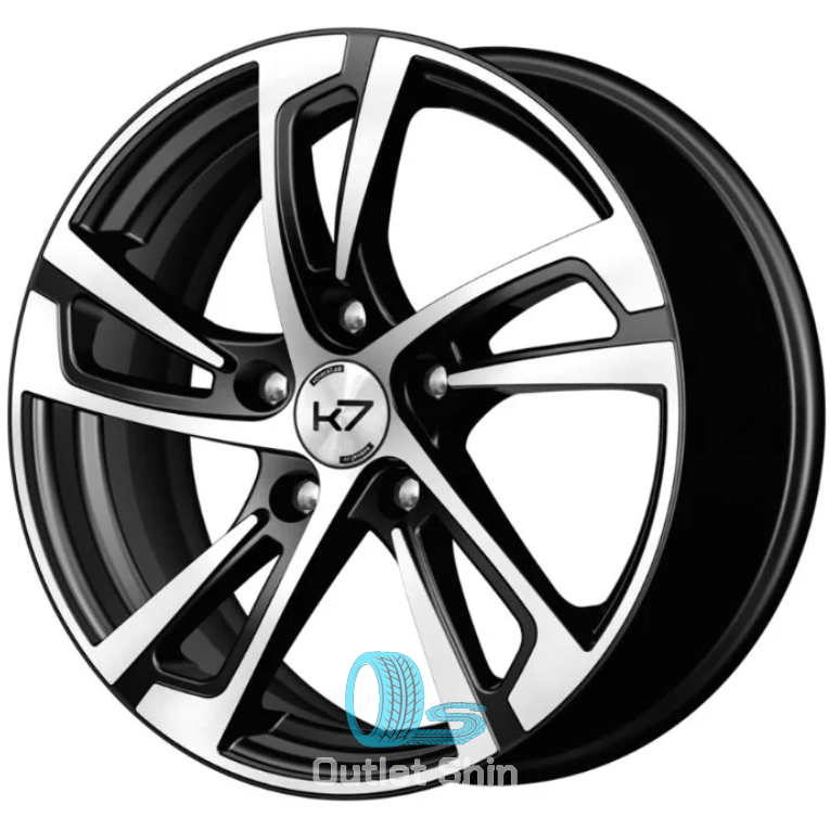 К7 K77 6.5xR16/5x114.3 ET 40 Dia 66.1 Алмаз черный