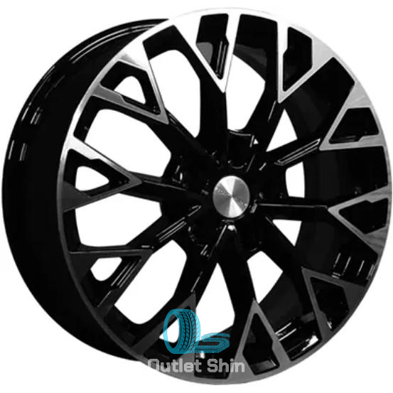Khomen Wheels KHW1718 (Nissan Juke F16 [19..24]) 7xR17/5x114.3 ET 35 Dia 66.1 Black-FP