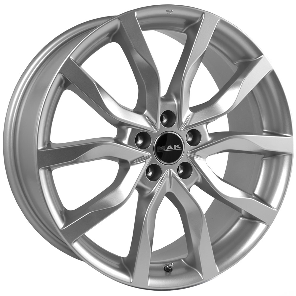 MAK Highlands 9xR19/5x120 ET 53 Dia 72.6 Silver
