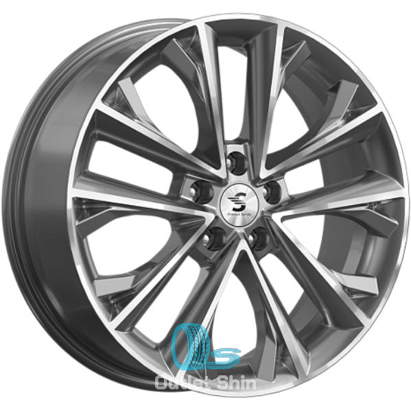Скад КР012 7xR18/5x114.3 ET 40 Dia 64.1 Diamond gloss graphite
