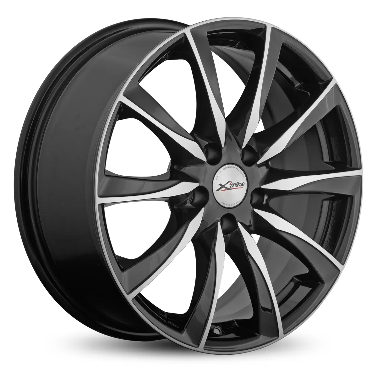 Xtrike X-120 7xR17/5x100 ET 38 Dia 67.1 BK/FP