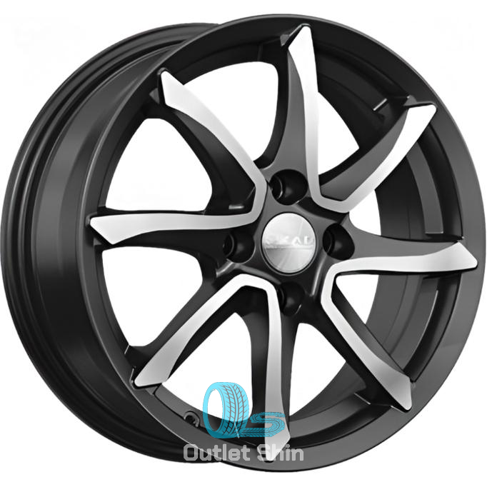 Скад Осака 6xR15/4x100 ET 48 Dia 54.1 Алмаз бархат