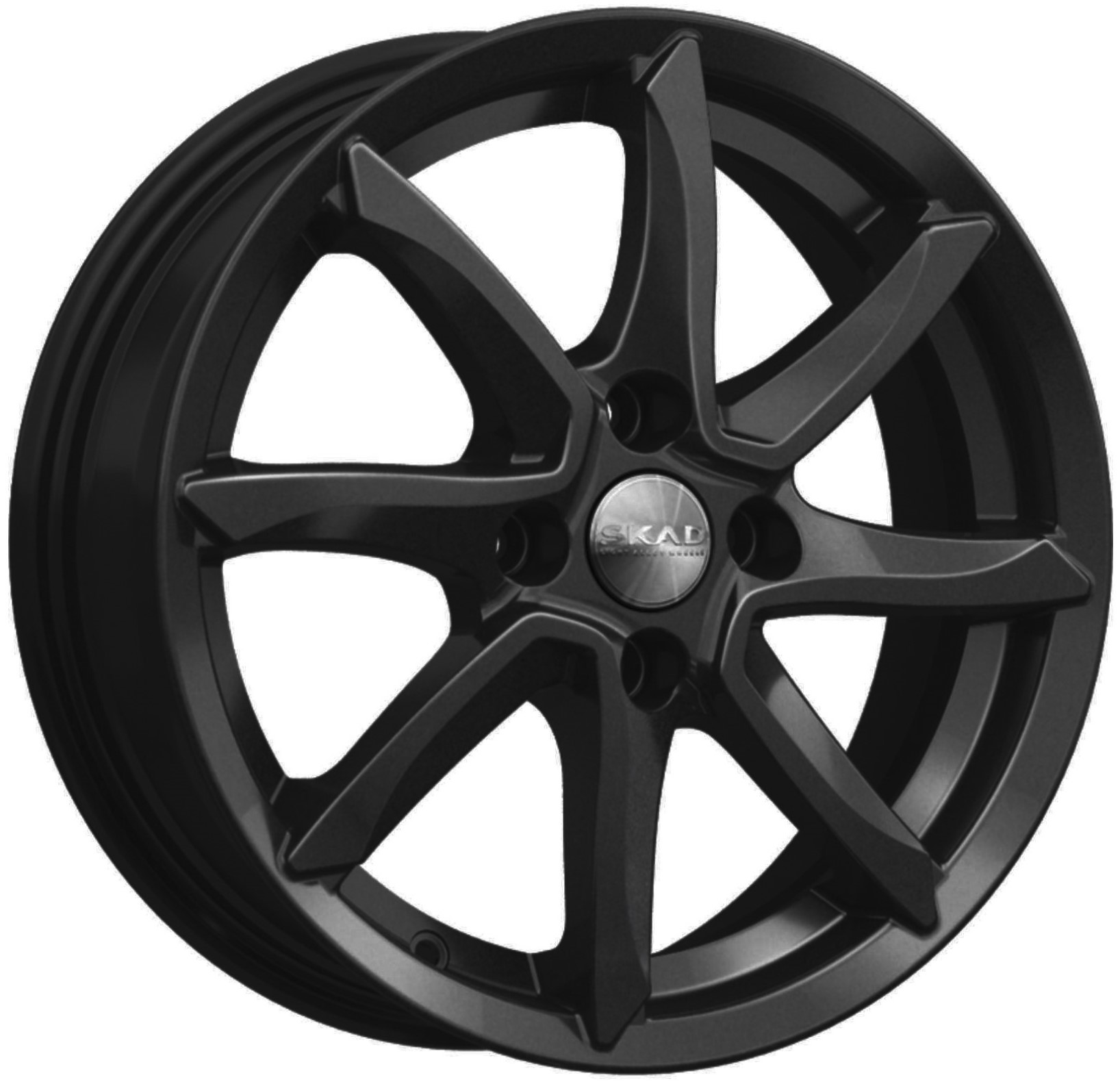Скад Osaka (КЛ317) 6xR15/4x100 ET 48 Dia 54.1 Черный бархат новый