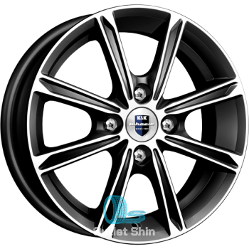 K&K Флэш 5xR14/4x100 ET 45 Dia 67.1 Алмаз черный